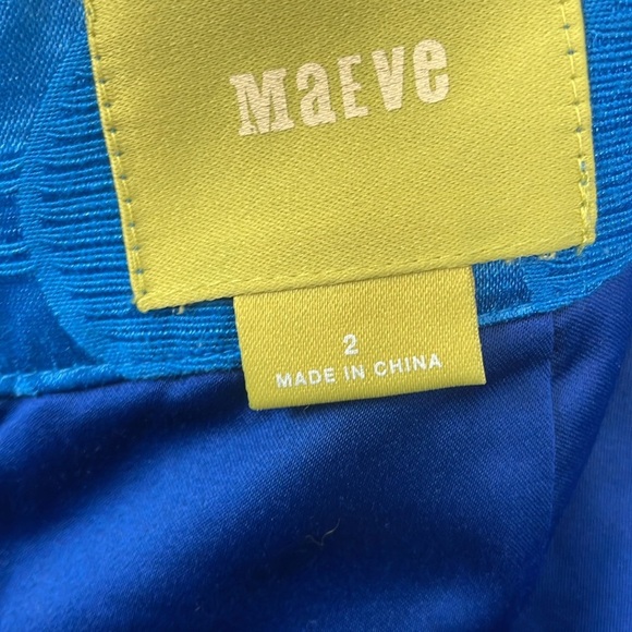 Maeve Womens 2 Pencil Skirt Zip Button Back Closure Circle Design Lined Skirt - Picture 10 of 10